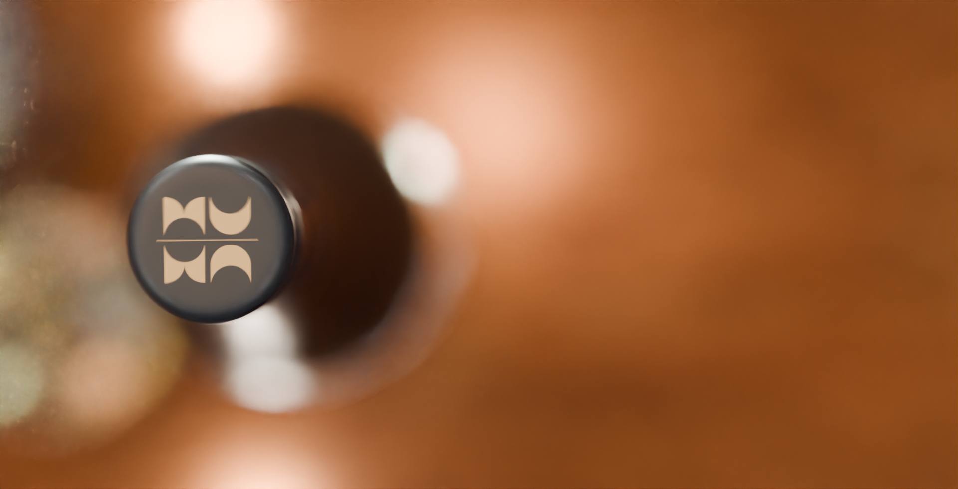 Top view of the MUWA bottle cap