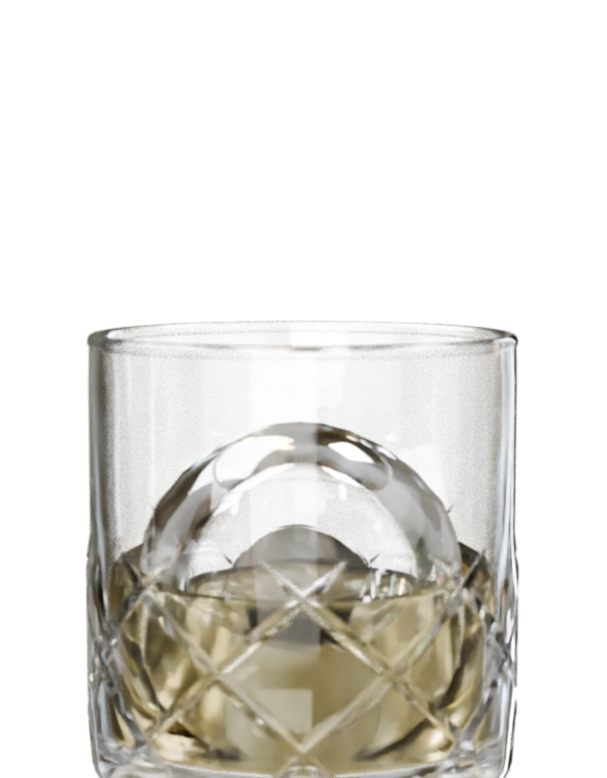 Glass of MUWA to drink on the rock